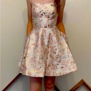 Prom dress size 1/2 light floral print